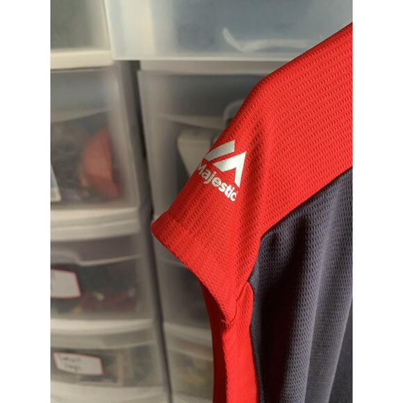 2019 MLB All Star Game Majestic National League Baseball Sleeveless Jersey Sz 50 - Picture 8 of 11